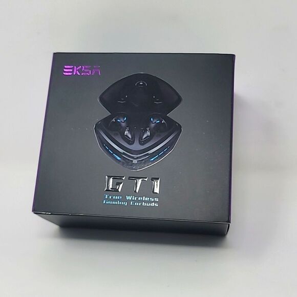 EKSA GT1 Cobra Gaming Bluetooth Earbuds Ultra Low Latency - 36 Hours Playtime - Picture 1 of 5